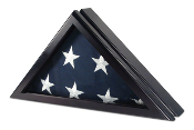 Flag Display Case for 5ft x 9.5ft Flag - in Black Cherry