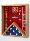 Flag Display case Combo Awards , Shadow Box