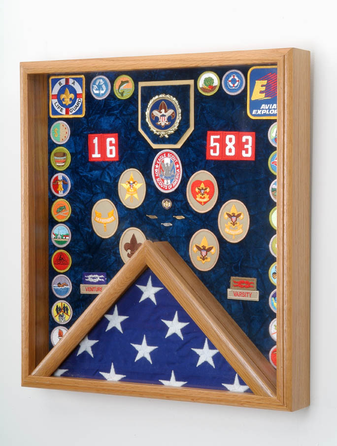 Scout flag display, Scout display case, Scout gift