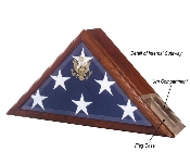 Urn and Flag Case, funeral Flag Case